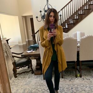 Free People Faux Suede topper